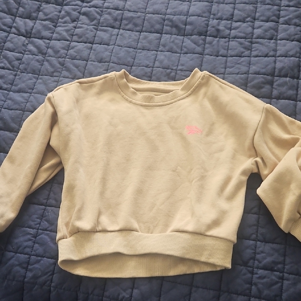 Reebok Beige Crewneck with White Logo